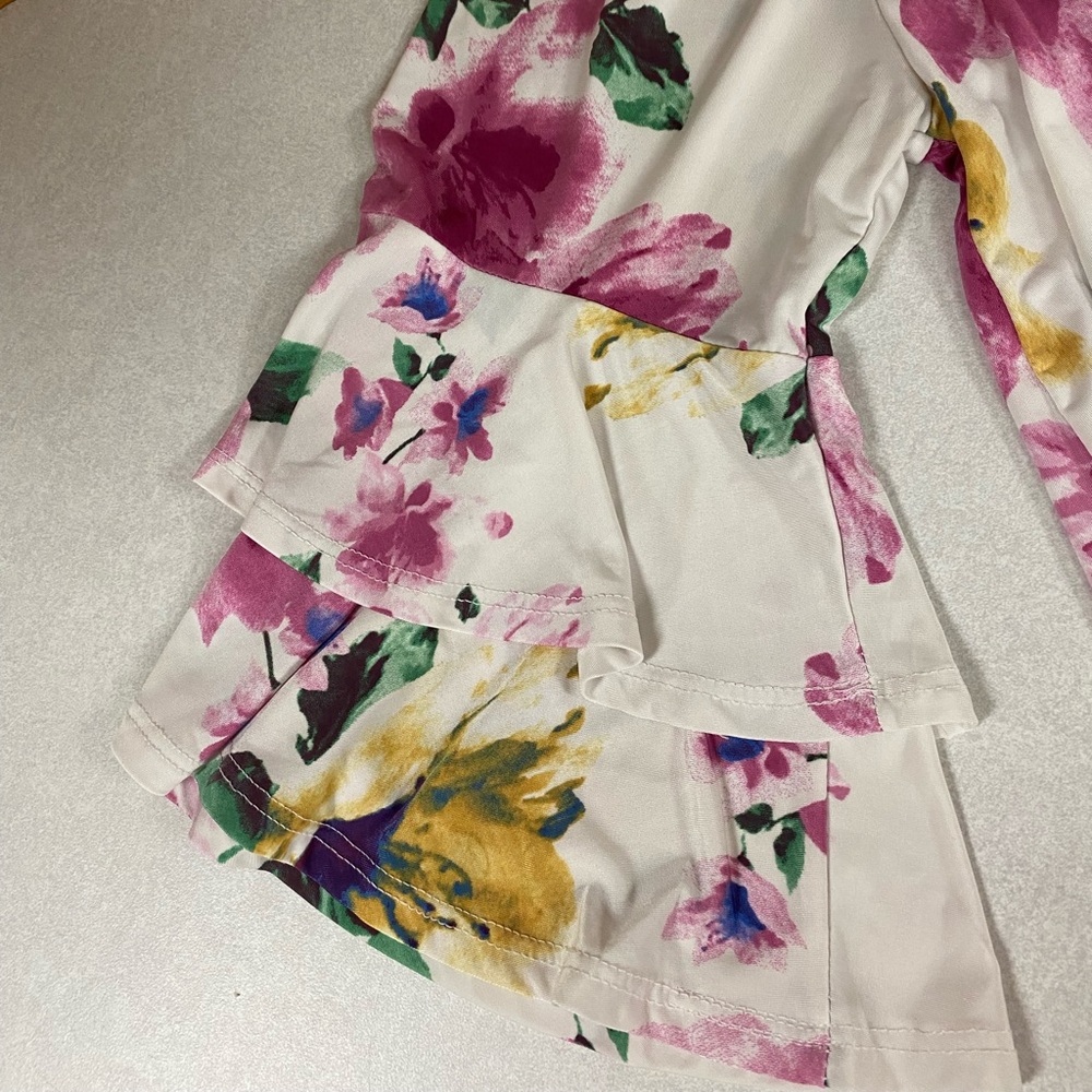 Off Shoulder Floral Smocked Blouse - Flaunt Boutique - Picture 11 of 13
